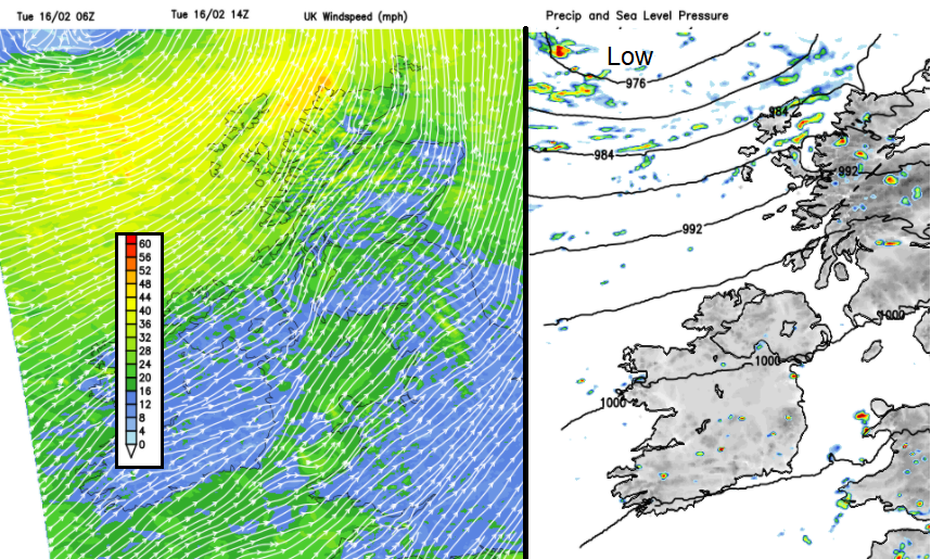 Severe gales strong winds UK Western ISles