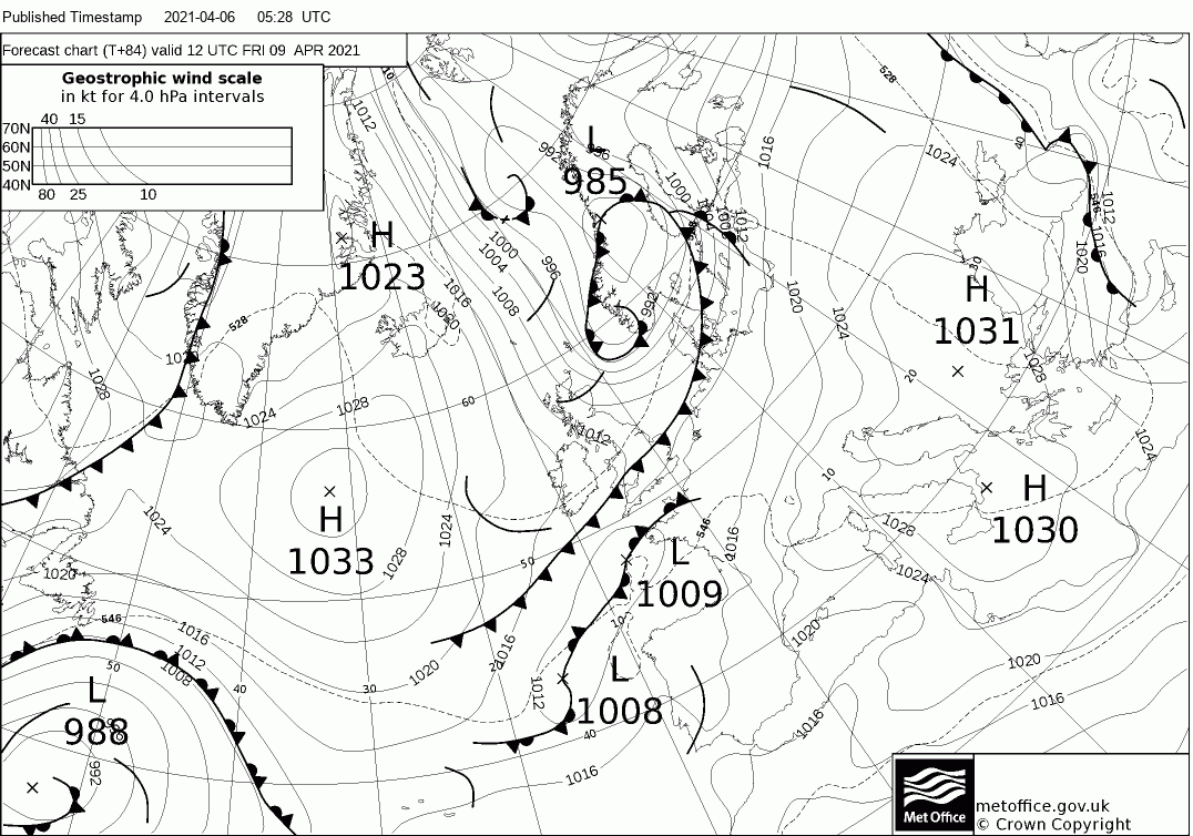 A northerly wind again next weekend