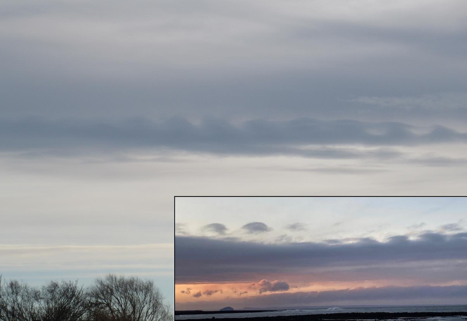 Flucus Kelvin Helmholtz clouds