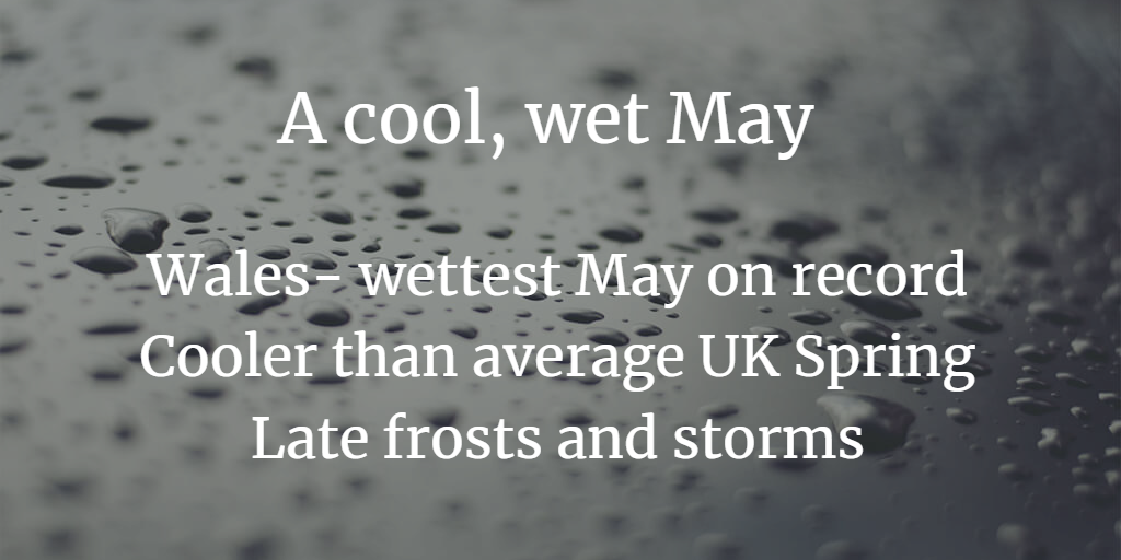 May 2021 - Cold and wet - Saved only by the Bank Holiday weekend
