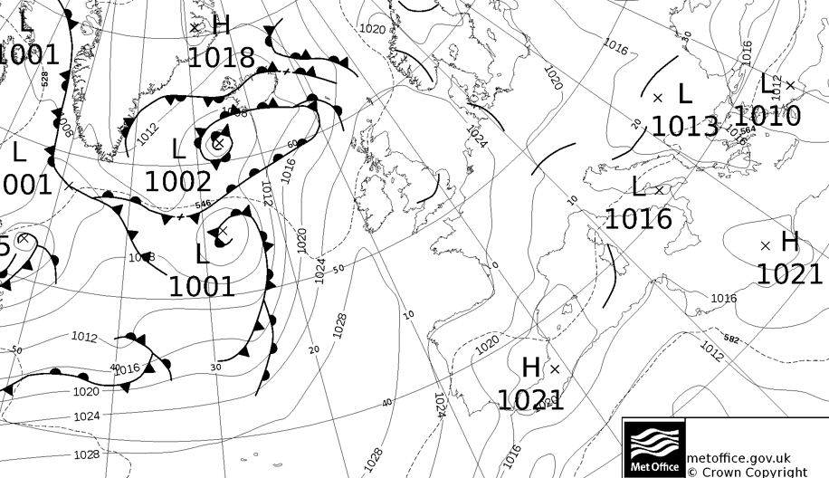 Smiling trough bringing showers for central and southern England on Sunday