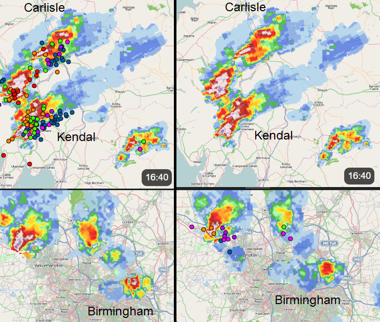 Thunderstorm cells 2020