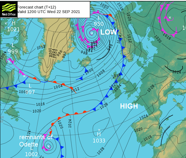 UK weather windy and warm