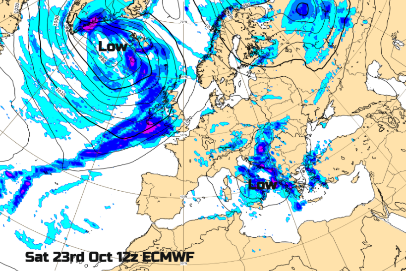 Europe weather for half term 