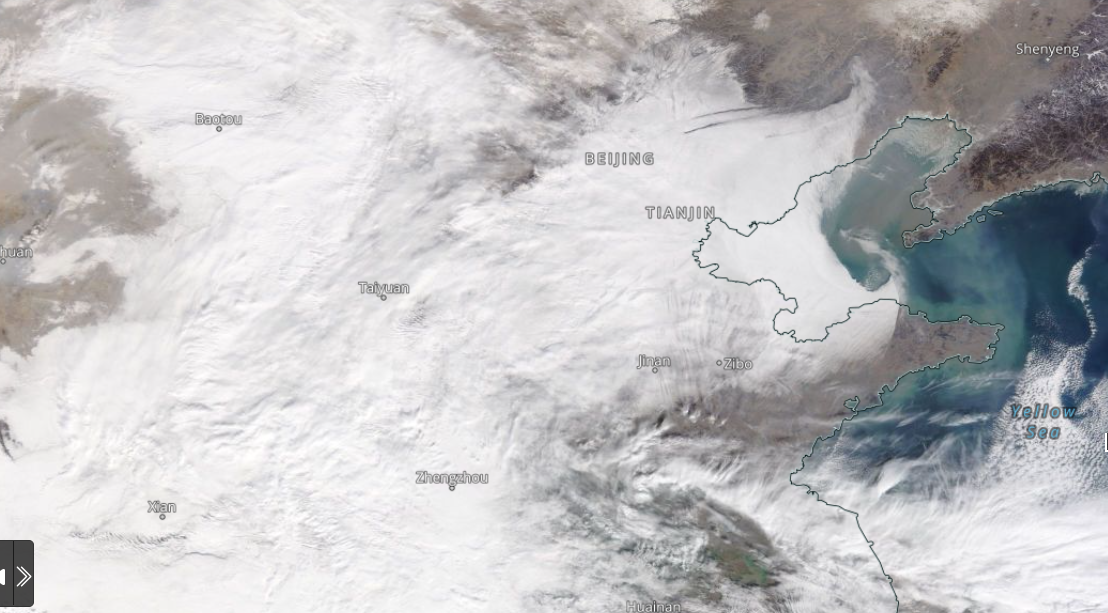 China cloud and weather Beijing