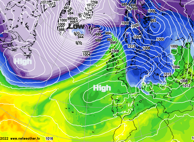 Temperature fluctuations - mild few days in the south. Windy with snow showers in far north this week