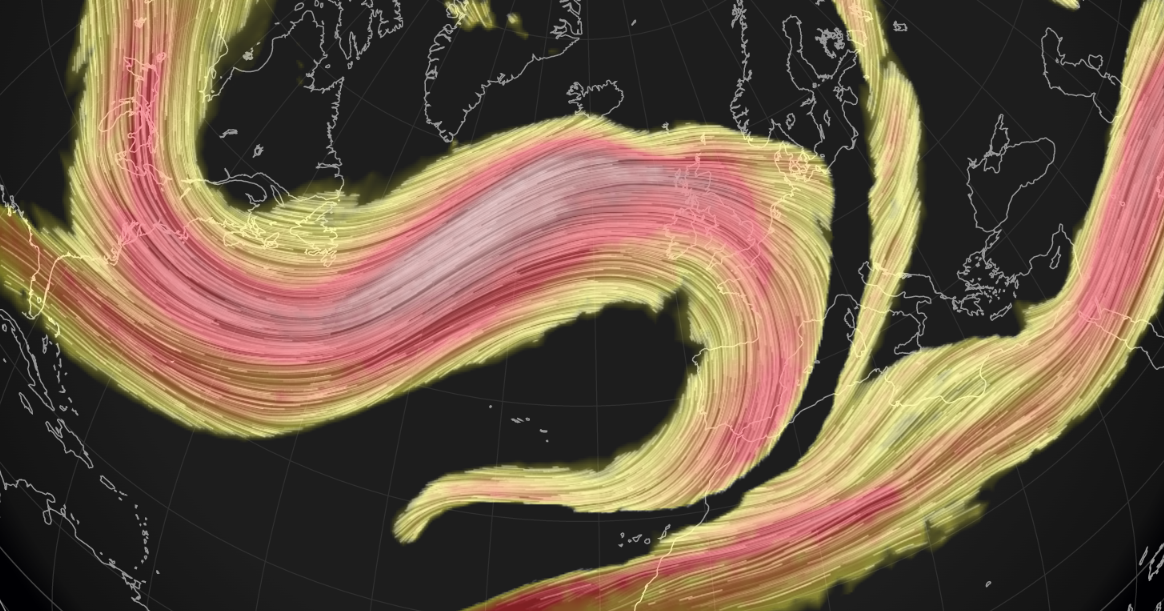 Strong zonal jet stream and low pressure in charge for the rest of February