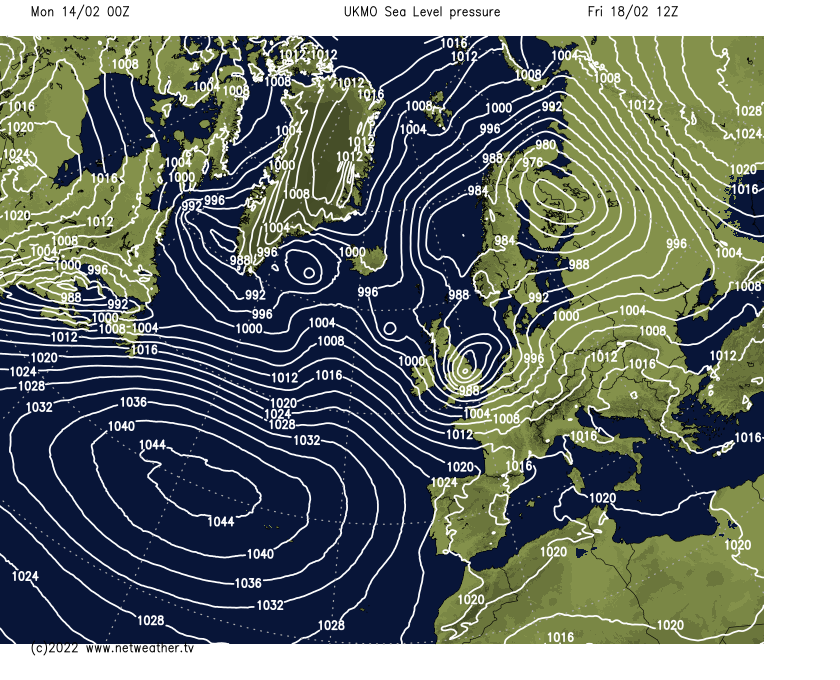 Met Office forecast for Storm Eunice on Friday