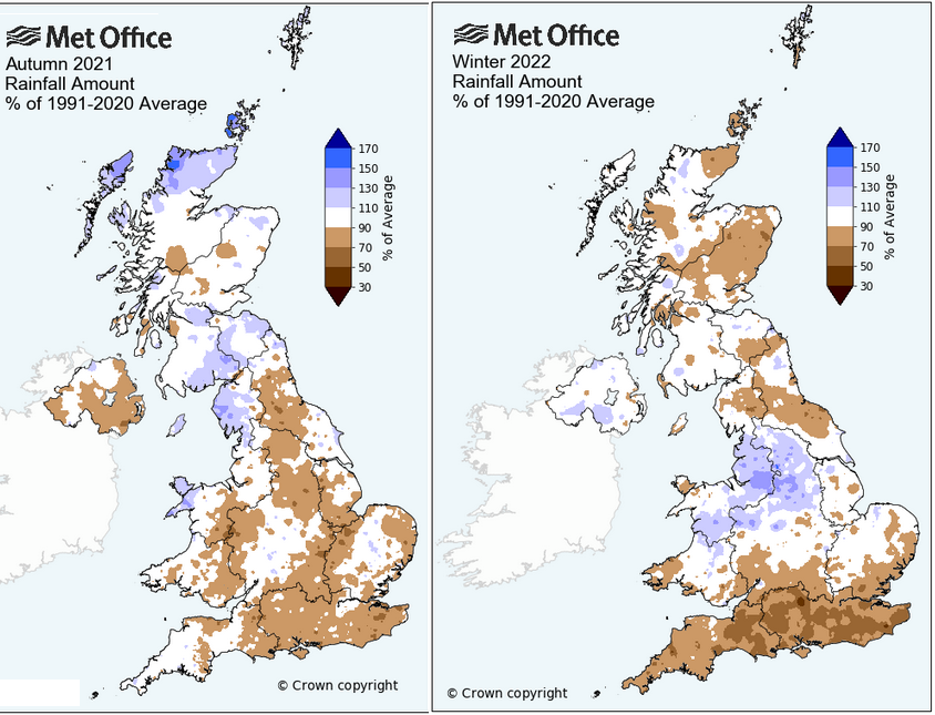 UK autumn winter rains