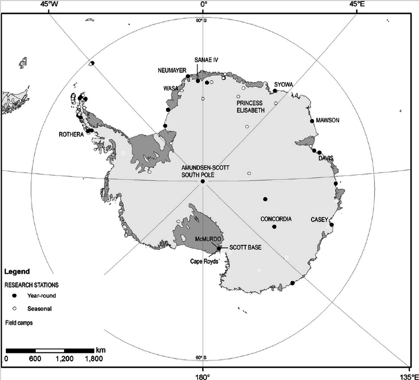 antarctic stations