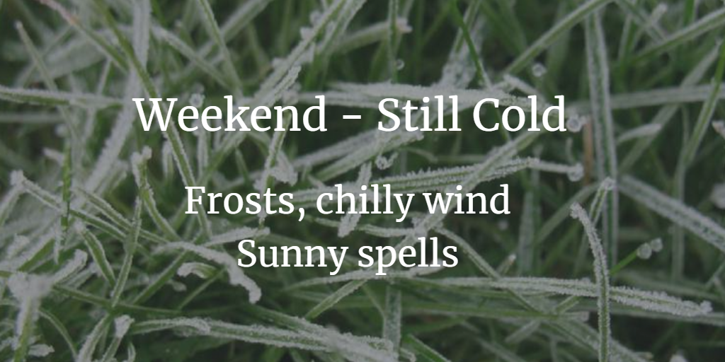 Weekend weather - the early April chill remains