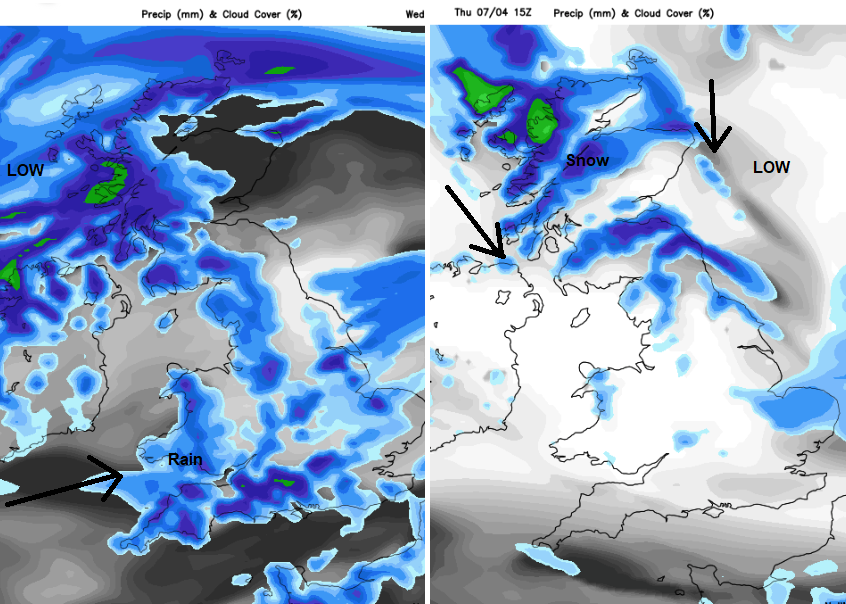 UK weather Easter holidays