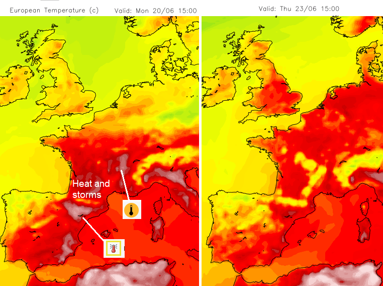 Europe june heatwave