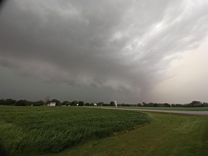 A tornadic supercell
