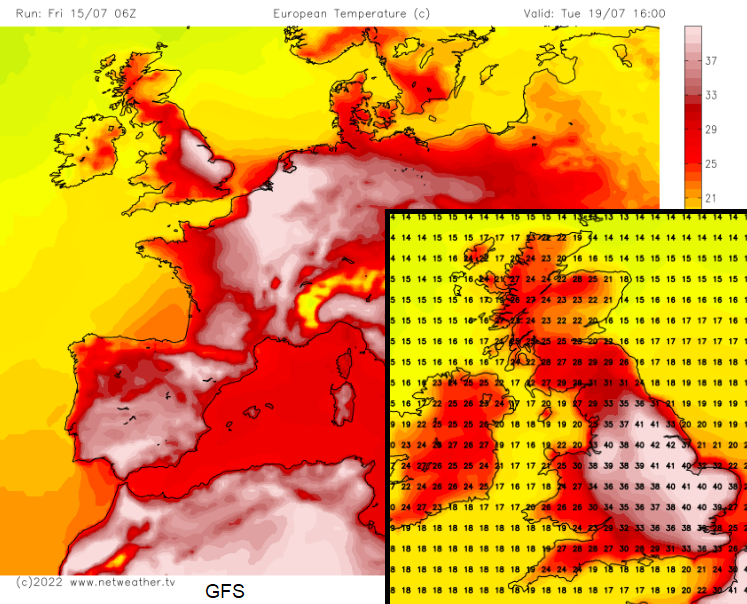 European heatwave 2022