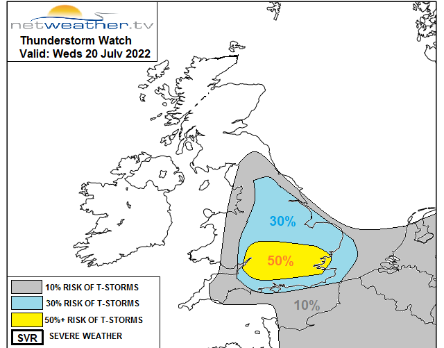 Convective forecast thunderstorms