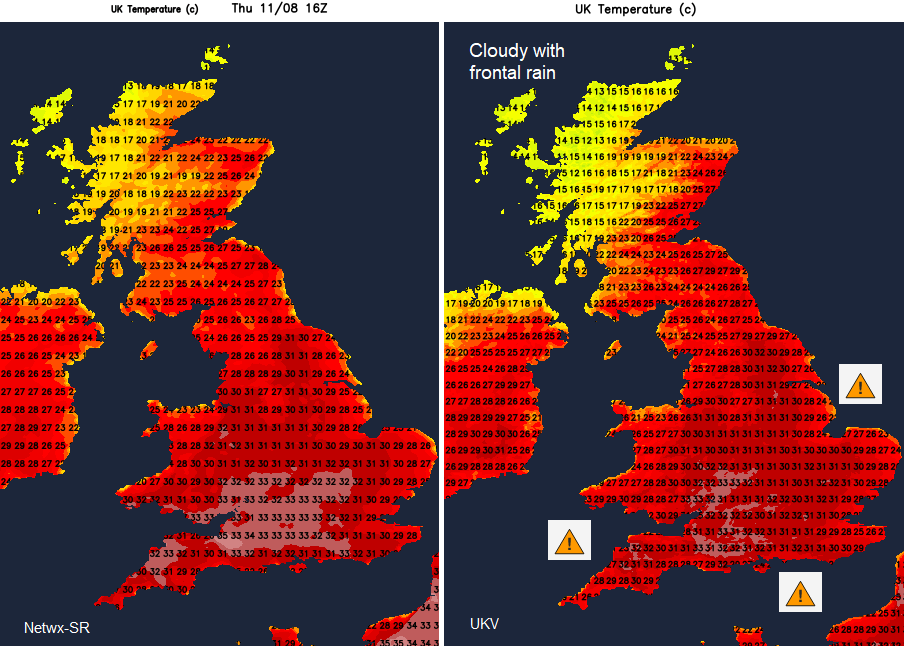Heatwave UK extreme heat temperatures