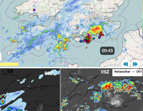 Thunderstorms UK weather