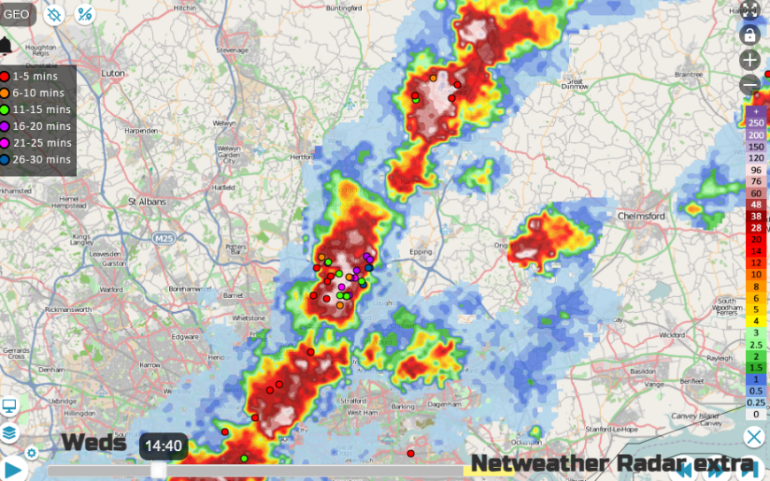 Thunderstorms Essex