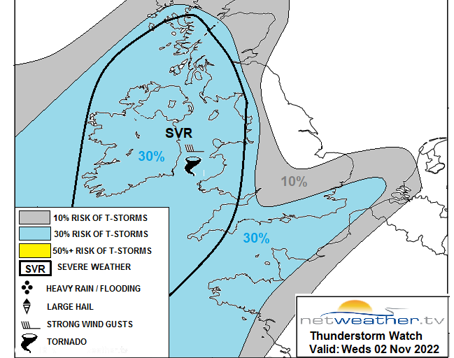 Thunderstorm UK watch COnvective forecast