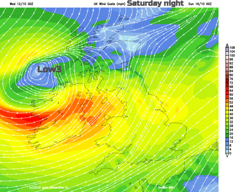 A mixed October weekend with blustery showers - Weather News ...