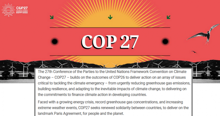 COP27 warming climate