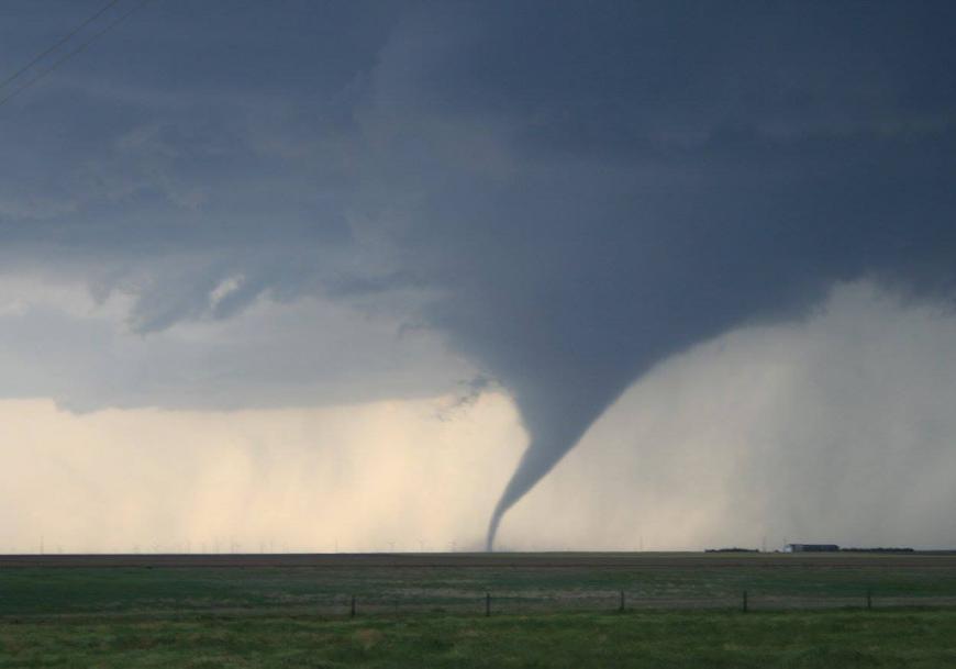Wizard of Oz Type Tornado Number 2 South of Dodge City (Ks)