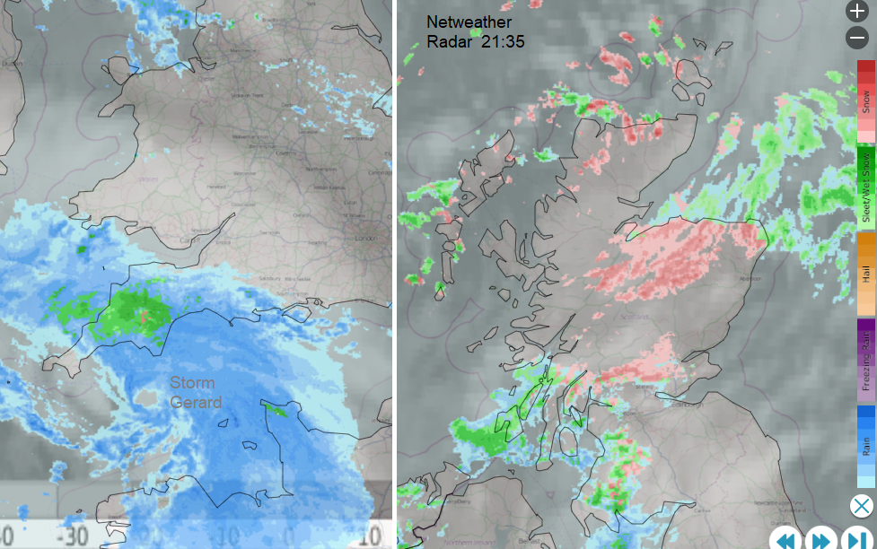 #UKsnow #Snow for Scotland and wintry for moors