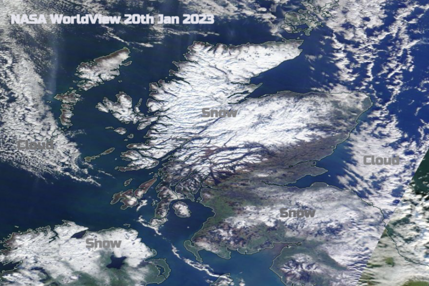 Scottish snow 20th January 2023