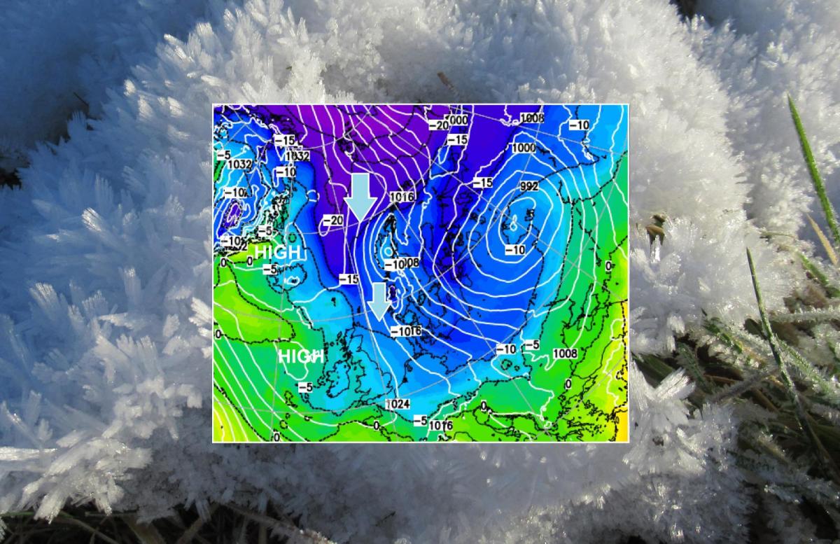 A settled weekend but keeping an eye on the dig of cold Arctic air over  Scandinavia for any UK snow