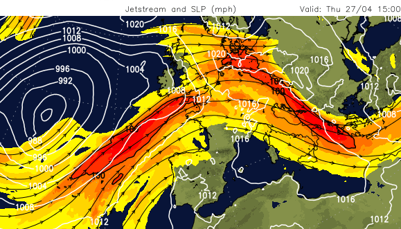 Jet stream zonal