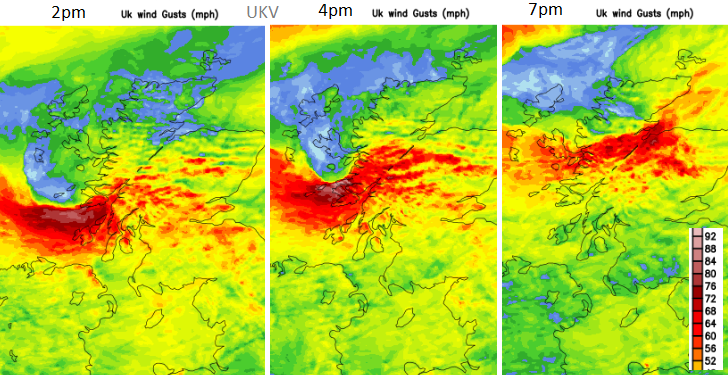 Wild conditions and gales for Scotland tonight