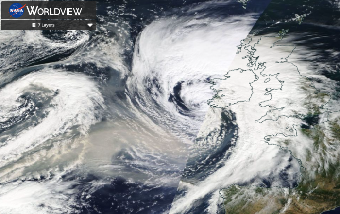 Storm Agnes moves from Ireland to Scotland during Wednesday night