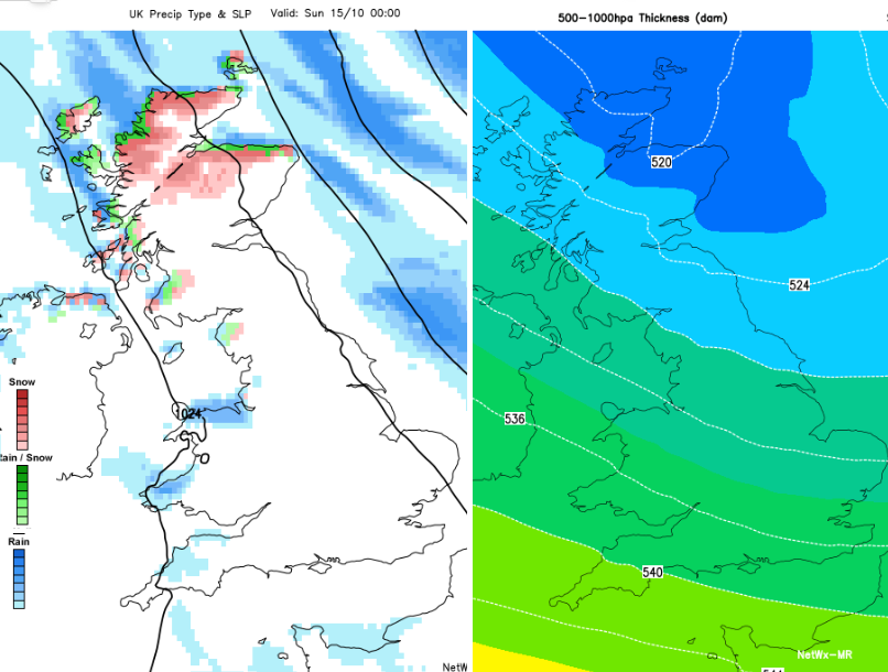Cold air and UK snow