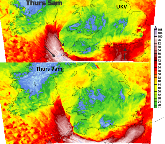 Storm Ciaran gusts for Cornwall and English Channel