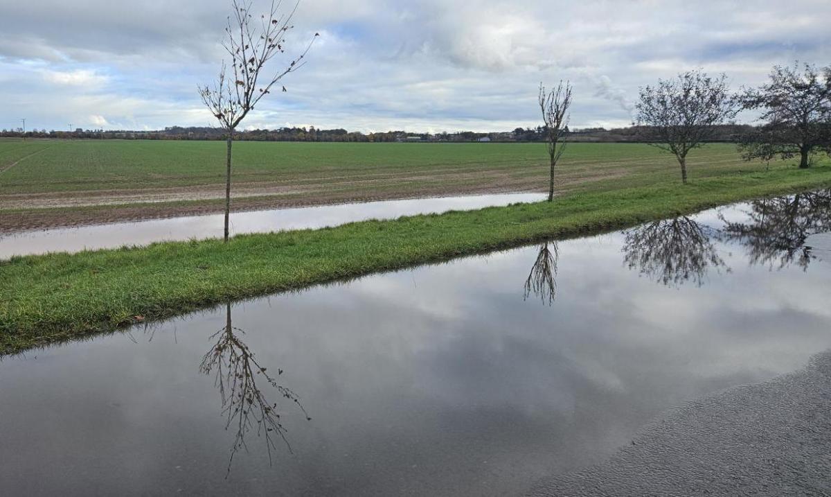 A soggy autumn with waterlogged fields and plenty of mud