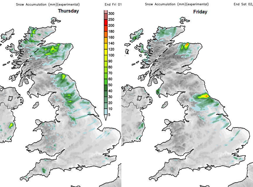Snow forecast
