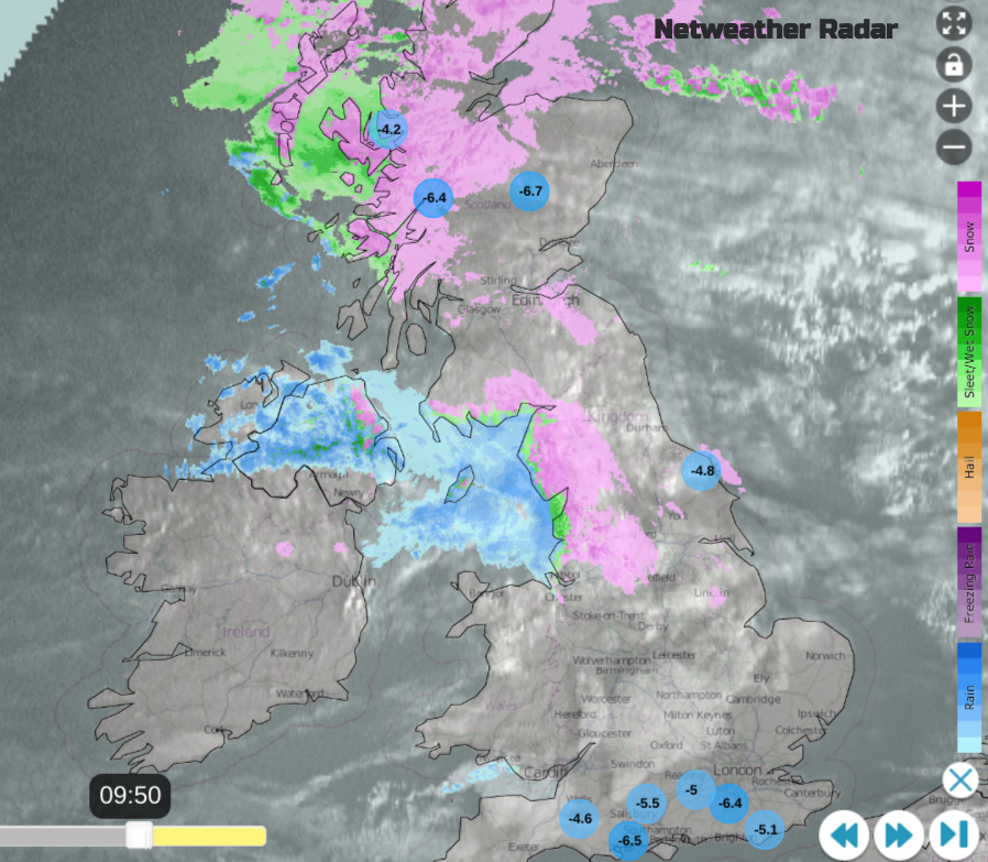 More uksnow showers and frost