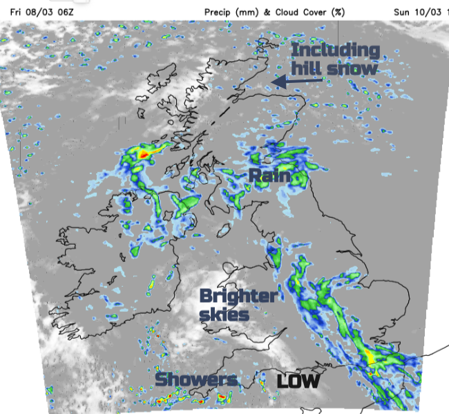 UK weather weekend