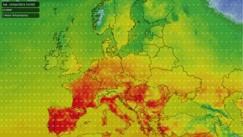 Continental Europe Stays Warm While The UK Cools Down