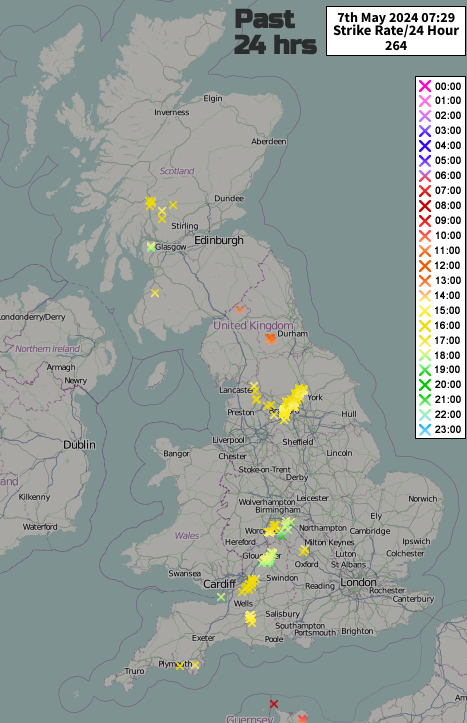 lightning strikes sferics