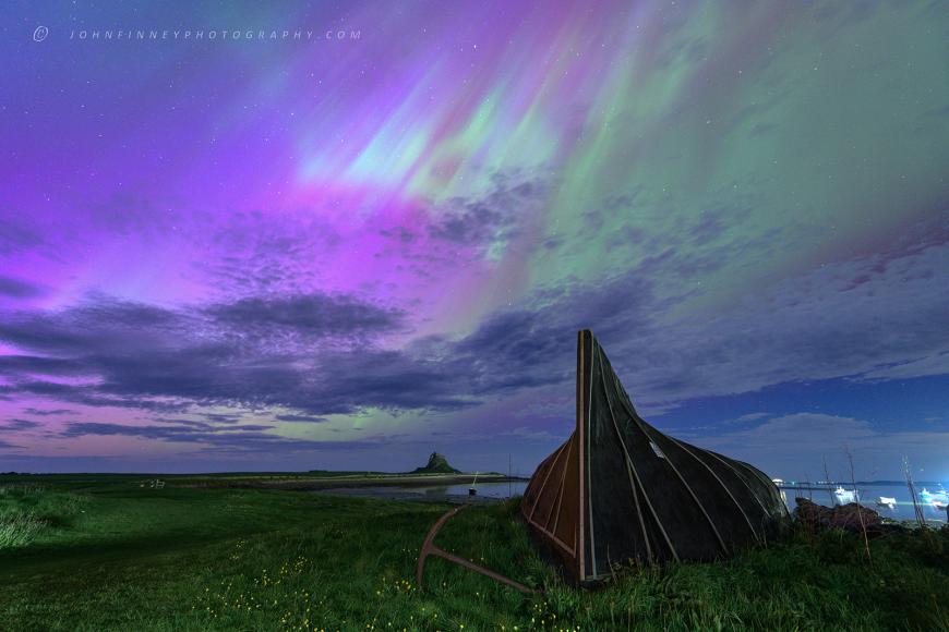 John Finney aurora Lindisfarne