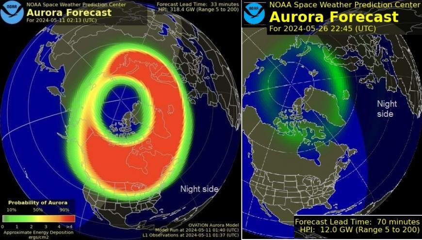 Auroral oval 