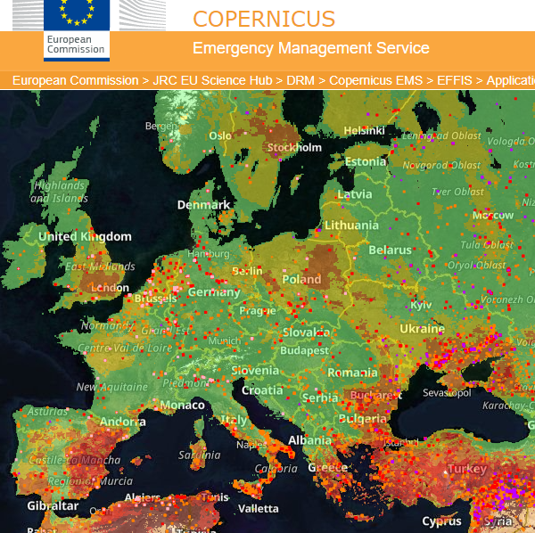 Wildfire risk 