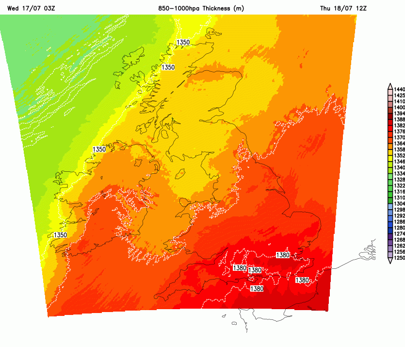UK weather heat