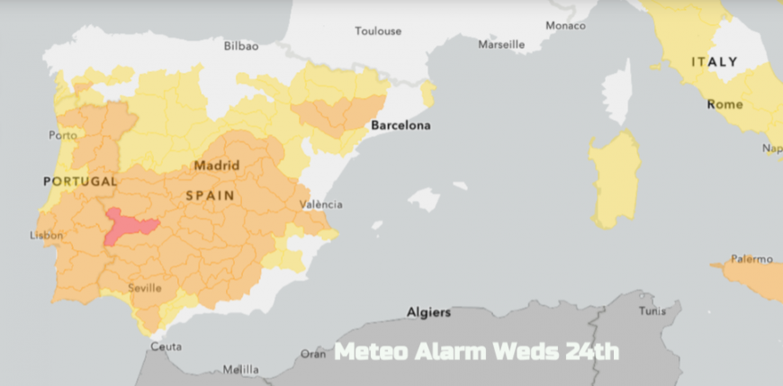 Spain heat