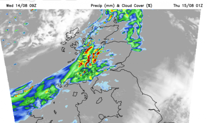 UK rain weather