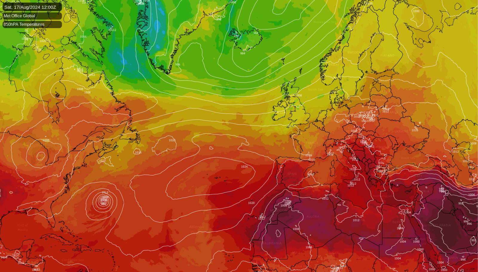 Distinctly ordinary weather for now but ex-Ernesto looms on the horizon