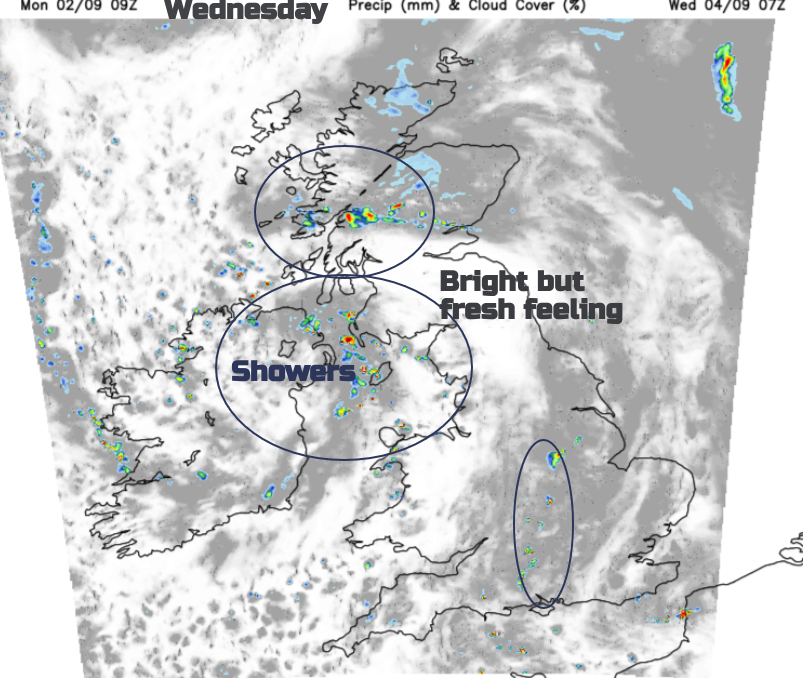 UK weather Wednesday