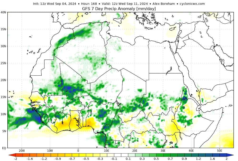 Unusually Wet Sahara and Quieter Hurricane season than predicted - The two could be linked